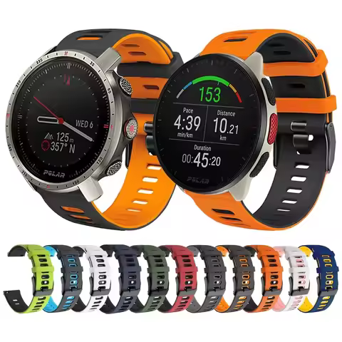 Strap For Polar Pacer Wristband For POLAR Grit X Pro Titan/Vantage M2 M/IGNITE 2/Unite Sports Silico