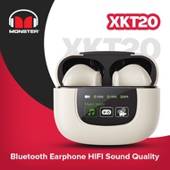 Monster XKT20 Gaming Earphone True Wireless Headsets with LED Screen Bluetooth 5.4 Earbuds TWS Bluet