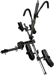 Portable Bike Rack For 2 Bikes, Foldable, Fits 99% Of Models And Can Be Loaded Up To 100 Kg. silver
