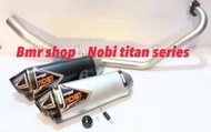 KNALPOT NOBI TITAN SERIES MX KING/MX NEW/MX OLD/SATRIA FU ORIGINALNOBI