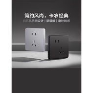 Aqara Wall Socket Canon Z1 Same Color Series Five Holes 86 Type Frosted Non-Smart Socket Panel