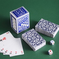 Mahjong Solitaire Plastic Crystal Mahjong Playing Card Mini Travel Solitaire Mahjong Card Portable S