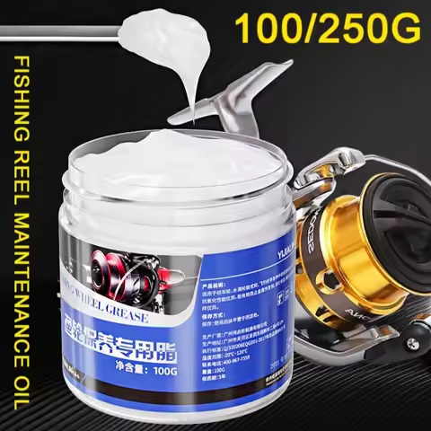 100g Fishing Reel Maintenance Oil Solid State Bearing Grease Bearing Lubricant Gear Protective Greas
