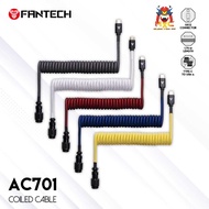 Fantech Coiled Cable Type C Aviator AC701 Mechanical Keyboard Cable