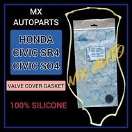 100% SILICONE VALVE COVER GASKET HONDA CIVIC SO4 SR4 EK EG DOHC VTEC B16A B18C ENGINE ROCKER COVER R