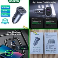 DISCOUNT Ugreen Car Charger PD 30W SCP 22.5W 40858 CD130 metal dual port