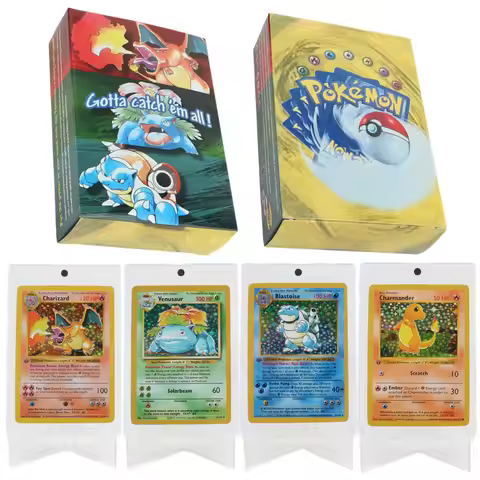 151Pcs 1996 First Generation Pokémon card Full range Charizard Pikachu Mewtwo Blastoise Collecting c