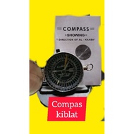 Keychain Kompas Arah Kiblat | Mudah digunakan | Background skrin HITAM | Manual disertakan