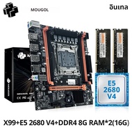 MOUGOL X99 Gamingเมนบอร์ดชุดIntel Xeon E5 2680 V4 & DDR4 8Gx2 2133MHz Dual Channel ECC RAM M.2 NVMEส