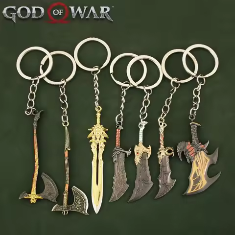 God of War Weapon Blades of Chaos Kratos Olympus Blade Game Alloy Metal Material Samurai Sword Model