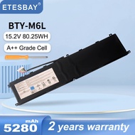 BTY-M6L Laptop Battery For MSI GS65 GS75 Stealth Thin 8RF 8RE 8SE 8SF 8SG 9RE 9SD 9SE 9SF 9SG MS-16Q2 15.2V 80.2