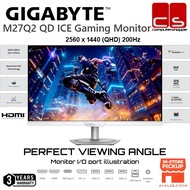 GIGABYTE M27Q2 QD ICE Gaming Monitor /2560x1440P/QHD/200HZ/IPS/G-SYNC