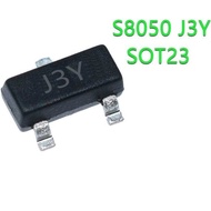 50 S8050 transistors with J3Y stickers 0.5A 40V pins