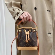 LV老花NANO NOE水桶手提側背包M81266