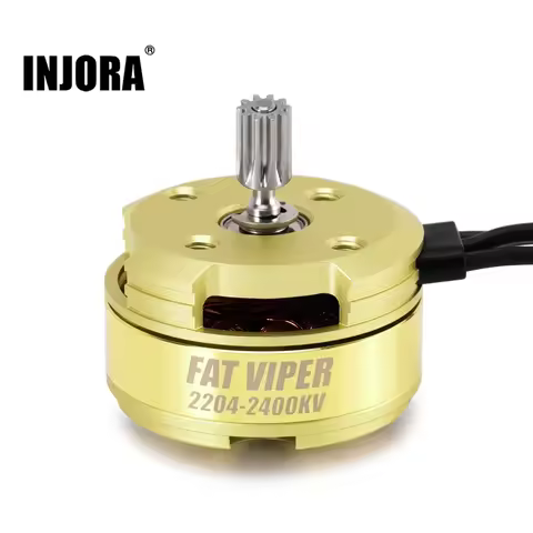 INJORA Fat Viper Gold Edition 2204 Brushless Outrunner Motor for 1/18 TRX4M