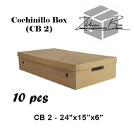 (CB2) Cochinillo box 24x15x6" (shoe box style) - 10 pcs