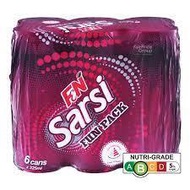 F&N Sarsi Can Drink (6S Fun Pack)/F&N Sarsi Zero Sugar Sparkling Drink 1.5L