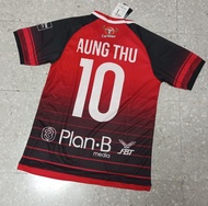 FBT เสื้อฟุตบอล สโมสร POLICE TERO โปลิส เทโร AUNG THU 10 ของแท้ ป้ายห้อย  2017 Football jersey