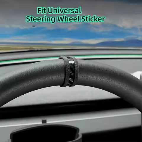 for AUDI A4 A5 B9 B8 A6 A6L A7 C7 Q3 Q5 8R S3 RS3 8V Car Steering Wheel Top Marker Strip Suede Wrap 