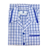 Bộ Pyjama HUONGTAM Kate tay dài nam cao cấp(PDK01-N3). Chất liệu Kate loại tốt: mềm mại thoáng mát k