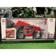 Mainan Double E RC Excavator Backhoe 1:16 Teleskopic Loader Radio Control Construction