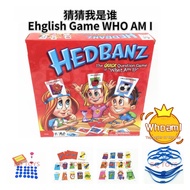 Hedbanz Word Puzzle Game  who I am Board Game Party Family Friends Puzzle game Board game Brain game