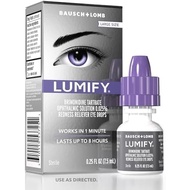 LUMIFY Eye Drops for Red Eyes, Redness Reliever for Brighter Looking Eyes, Works in 1 Minute &   Las
