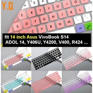 Y.Q.Asus Vivobook S14  409  413 a409j m413b Keyboard Protector Laptop Keyboard Cover for  ADOL14 Y406U