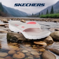 Skechers Women On-The-GO GOwalk 6 Focus Walking Sandals - 140999-NAT Kasut Slipar Slipper, Casual, P