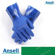 ANSELL 14-662 Gloves Ansell Edge 14-662 Oil Repellent PVC Coating Gloves