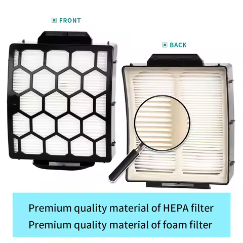 UV850 HEPA Filter & Foam Filter For Shark Performance Lift Away UV850 UV900 DuoClean Upright Vacuum,
