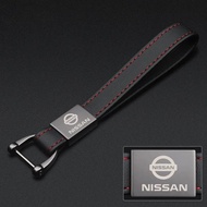 Car Key Chain Holder Key Rings Pendant for Nissan Juke Note Versa 350Z Almera X-Trail Xterra 370Z Qa
