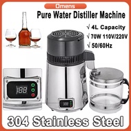 4L 304 Stainless Steel Pure Water Distiller Machine 220V/50HZ Distilled Water Maker Kangen Water Mac