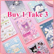 Kuromi Notebook A5 Cinnamoroll Notebook Stationery Notebook Cartoon Notebooks Student Kuromi