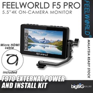 FeelWorld F5/F5 PRO V2 /F6 PLUS 5.5" On-Camera Monitor for Mirrorless DSLR HDMI Touch Screen
