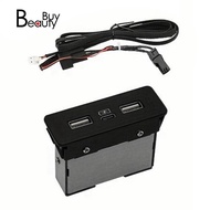 For  Compatible 12V Car Charger Dual USB Single Type-C Fast Charging 36W Three-Port Fast Charge Unit