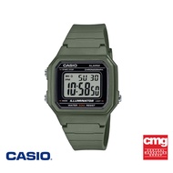 CASIO นาฬิกาข้อมือ CASIO รุ่น W-217H-3AVDF วัสดุเรซิน สีเขียว