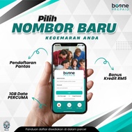 PILIH NOMBOR Simkad BeOne Prepaid 5G 4G High Speed Data Internet Unlimited Call All Network Sim Card