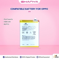 YIIKOO Baterai Oppo A1K BLP711 Double Power Real Capacity Ori BLP 711 HP Handphone Original 100% Dua