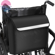 Wheelchair Bag Waterproof Wheelchair Pouch with Secure Reflective Strip Large Capacity Walker Storage Pouch SHOPSBC4849