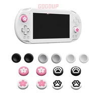 GOGUVO 4PCS Game Console Joystick Rocker, Non-slip Accessories Big Joystick Cap, Colorful Silicone R