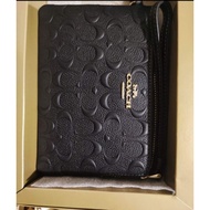 original from USA Coach wristlet signature black special edition New