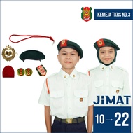 Baju Uniform Tunas Kadet Remaja Sekolah No.3 I Pakaian Seragam Kemeja Persatuan Kokurikulum TKRS