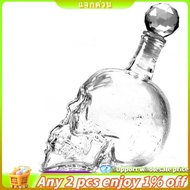 1000ml Decanter Crystal Skull Head glass Vodka Whisky