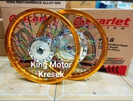 Velg Jari-Jari Beat Scoopy Vario Genio 1Set Velg Scarlet Uk 140-160 x14 Vario 110/125/150/160