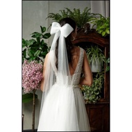 [MOANA] veil ribbon, veil ribbon, hair clip ribbon hair clip