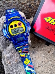 [LW13] ORIGINAL CASIO G-SHOCK DW6900 x VR46 BLUE CUSTOM BNB