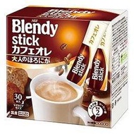 《AGF Blendy stick 系列 深煎咖啡歐蕾(盒裝30本入) 》｜愛子森林