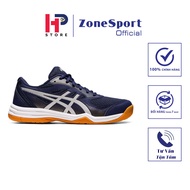 Asics Upcourt 5 Shoes Blue - Shoes Specializing In Chain Ball, Badminton, Tennis Soft, Breathable, Durable