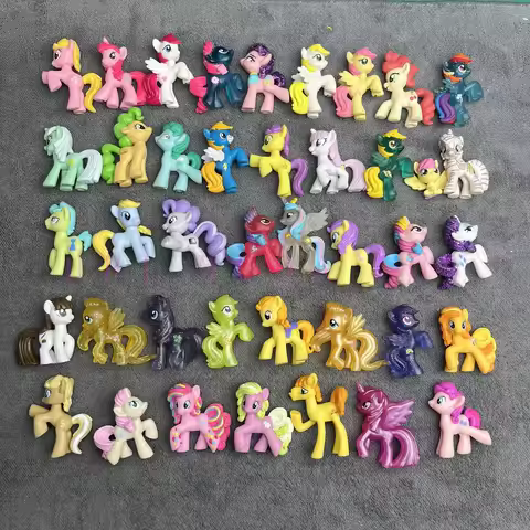 Original Multiple Styles Mini Pet 4-6cm Classic Cartoon Anime Movies Mermaids Unicorn Dolls PVC Toys